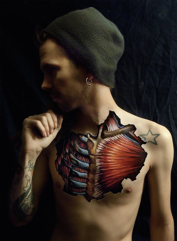 Incredibly Realistic Anatomical Paintings Reveal The Inner Workings Of