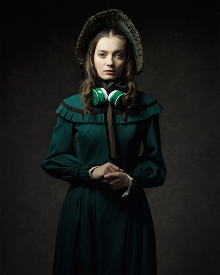 19th century portraits reimagined with modern technology by Qingjian Meng