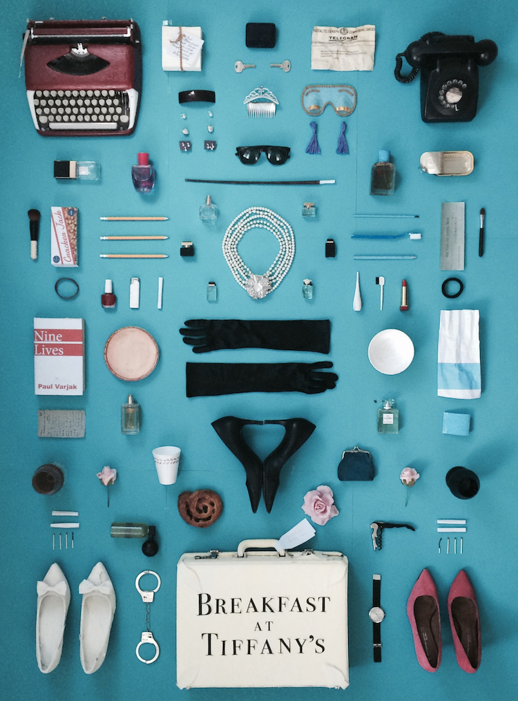 Recreated Items From Classic Motion Picture Breakfast At Tiffany's