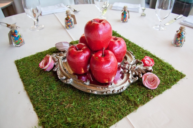 Snow White Fairytale Inspired Centerpiece For Disney Wedding