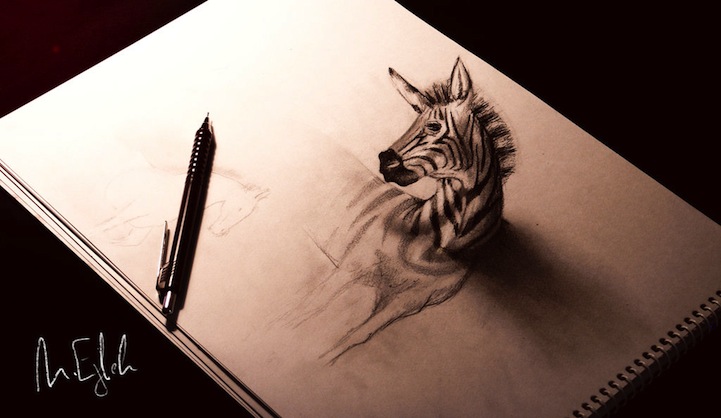 Amazing 3d Pencil Drawings Pop Out Of The Page