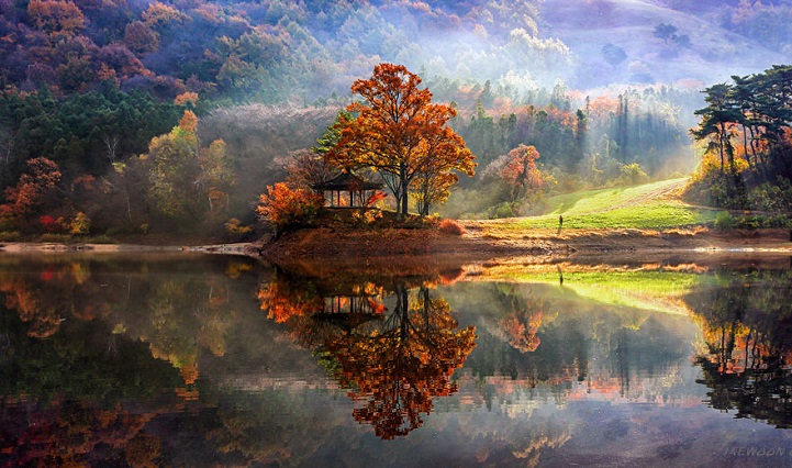 Photographer Captures Stunning South Korean Landscapes Reflected in ...