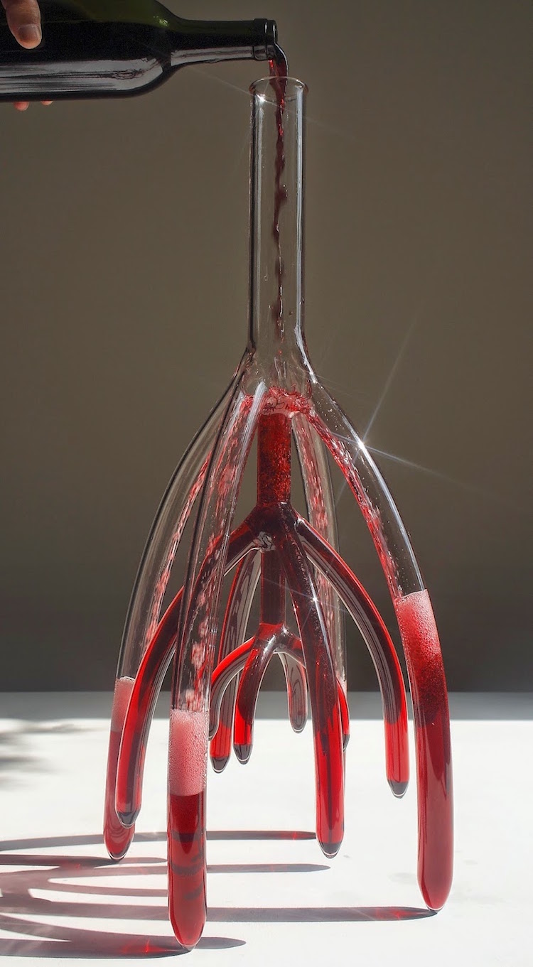 Vein Wine Carafes to Help Increase your Blood Alcohol Concentration