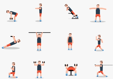 Fitness GIF Demonstrates 48 Exercises Perfect for New Year's Resolutions