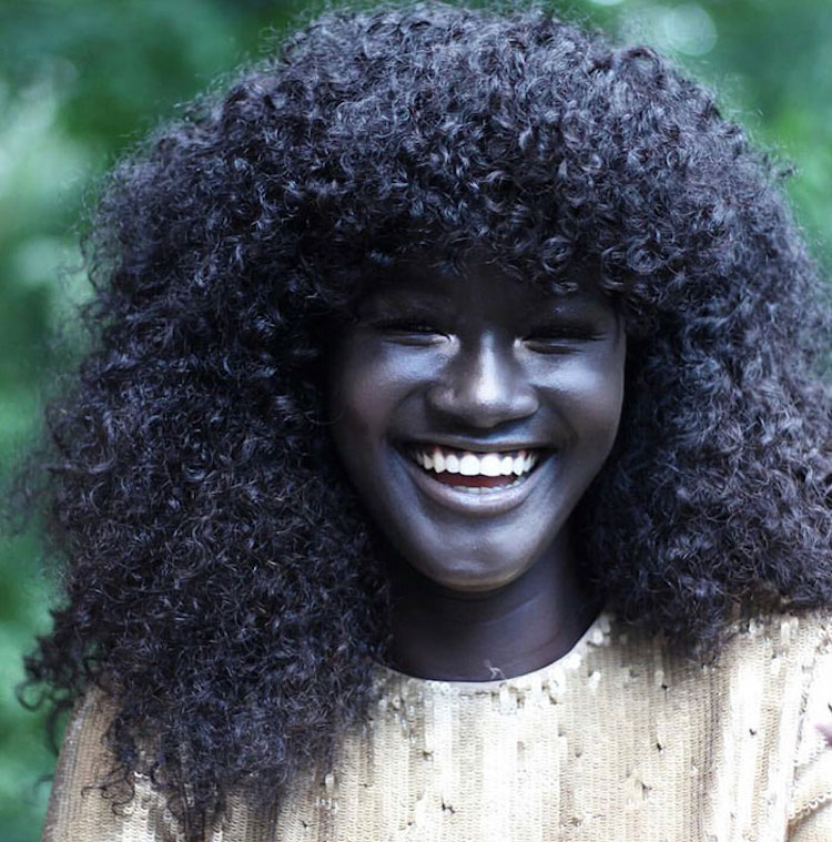 Senegalese Model Adopts Optimistic Attitude