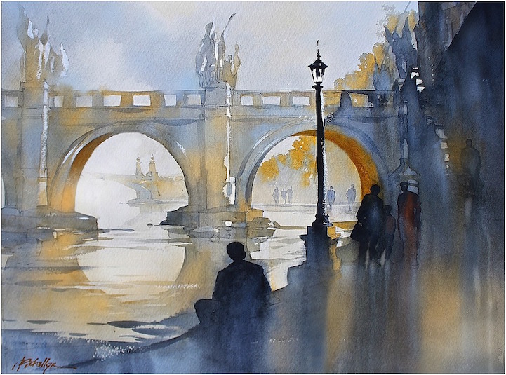 Beautiful Watercolor Paintings of Architecture by Thomas W. Schaller