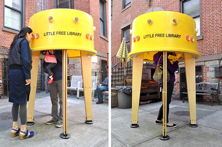 Shipley luge terning Creative Pop-Up Libraries Promote Literacy Across New York