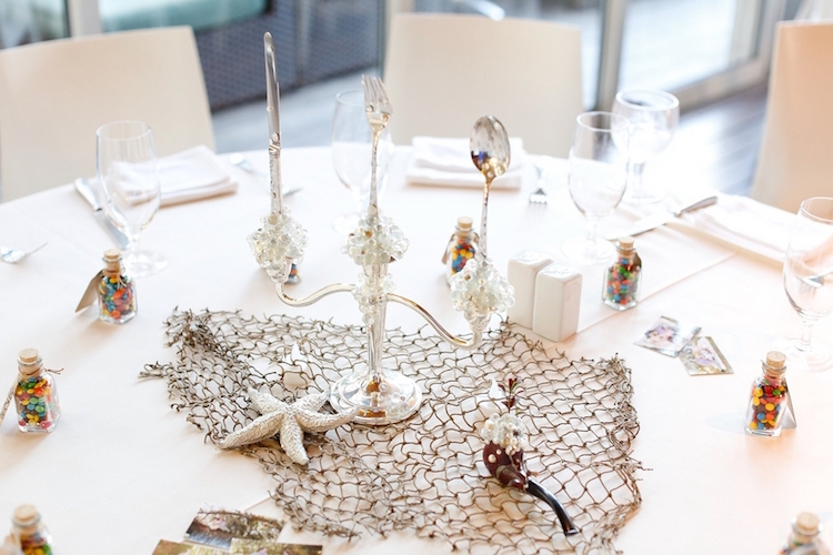 The Little Mermaid Disney Themed Centerpieces Created By Blushing Bride