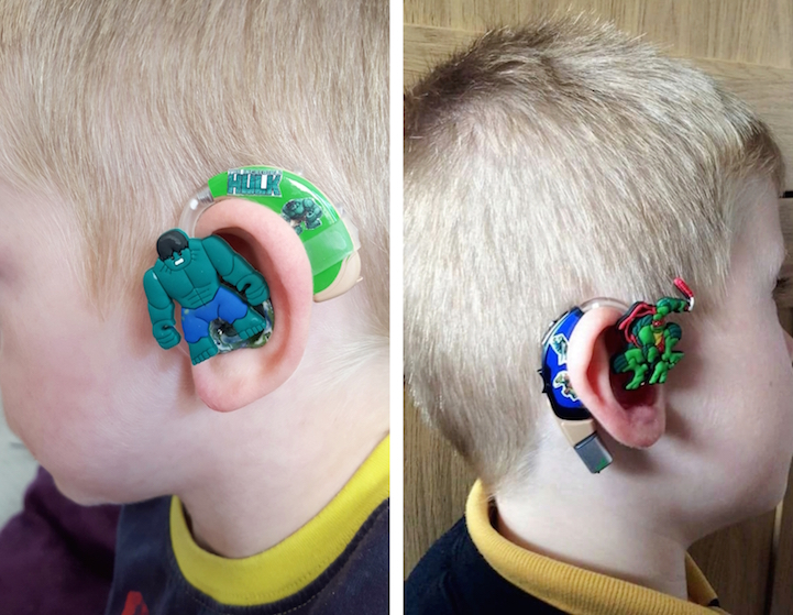 Creative Mom Turns Children's Hearing Aids into Superheroes to Boost ...