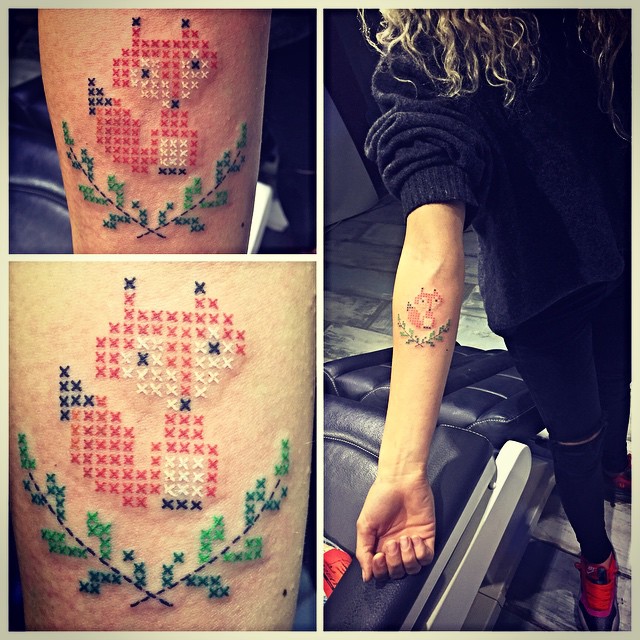 What Does Cross Stitch Tattoo Mean  Represent Symbolism