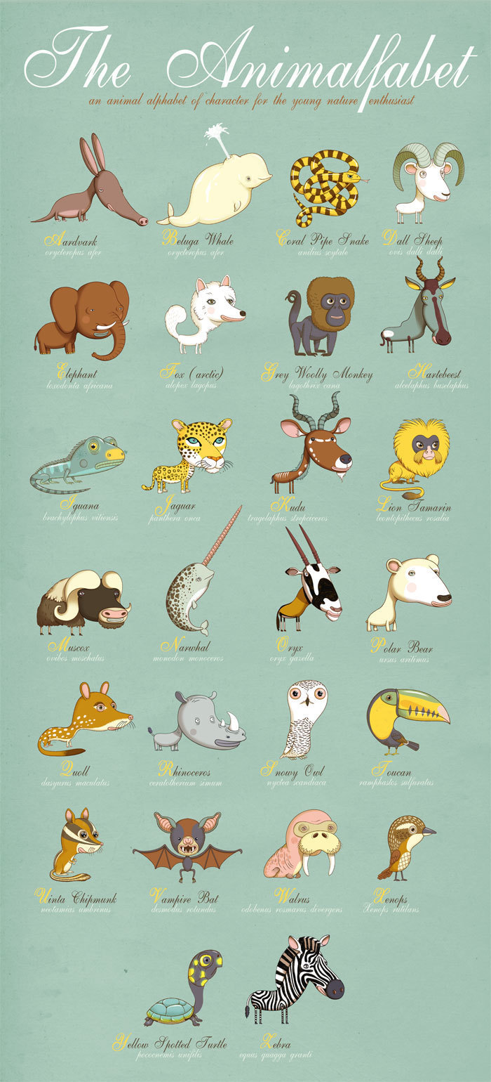 Playful Posters Feature Animals Around the World