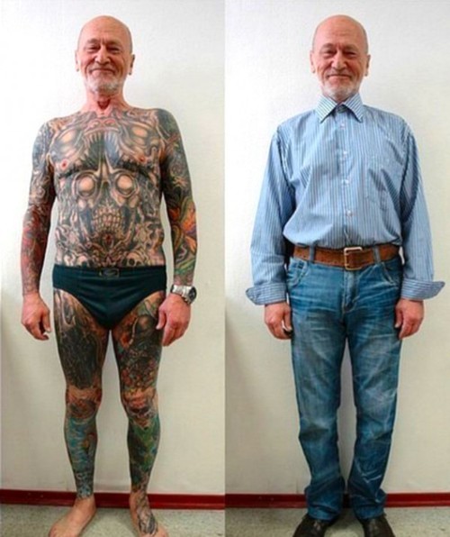 the most tattooed senior citizen