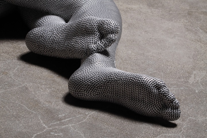 Meticulously Wrapped Aluminum Wire Sculptures by Seung Mo Park