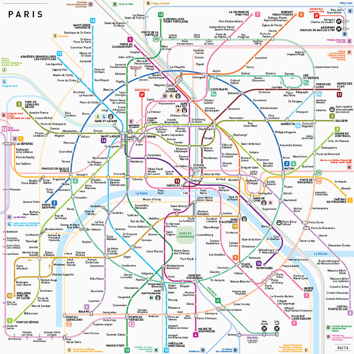 Redesigned Metro Maps Offer Consistency Around the World