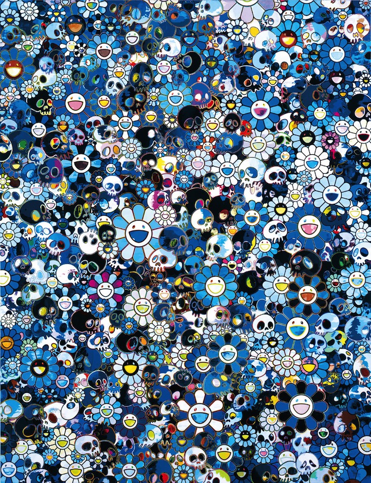 Takashi Murakami's Spirited Flowers & Skulls Exhibit Opens