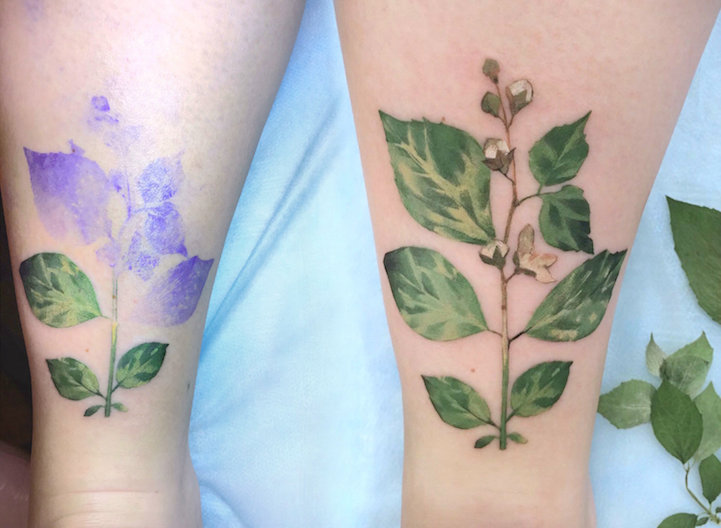 Why Foliage Tattoos Have Become So Popular With The Fashion Set