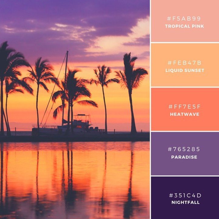 get all color palette from image