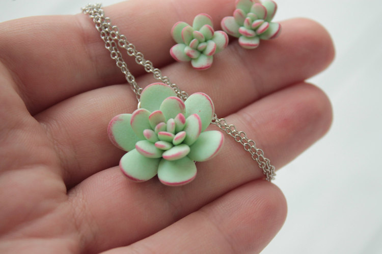 Realistically Crafted Clay Succulents Are “Living” Accessories That ...