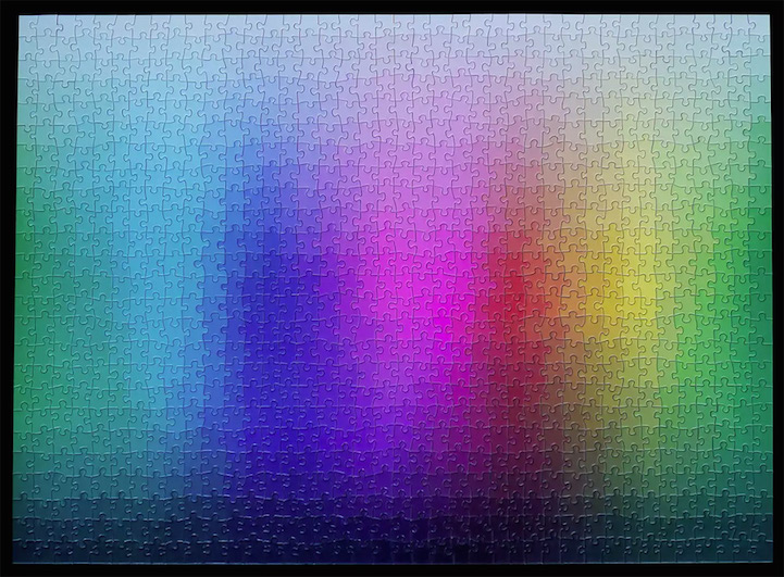 Stunning 1 000 Piece Cmyk Color Gamut Jigsaw Puzzle
