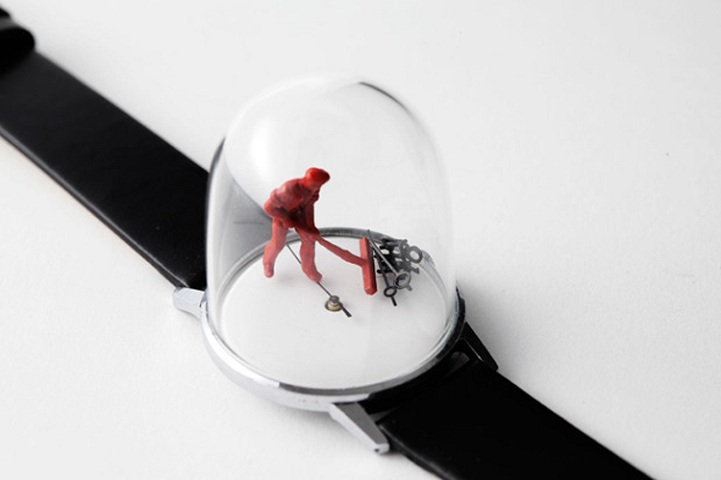 Dominic Wilcox Watch Sculptures