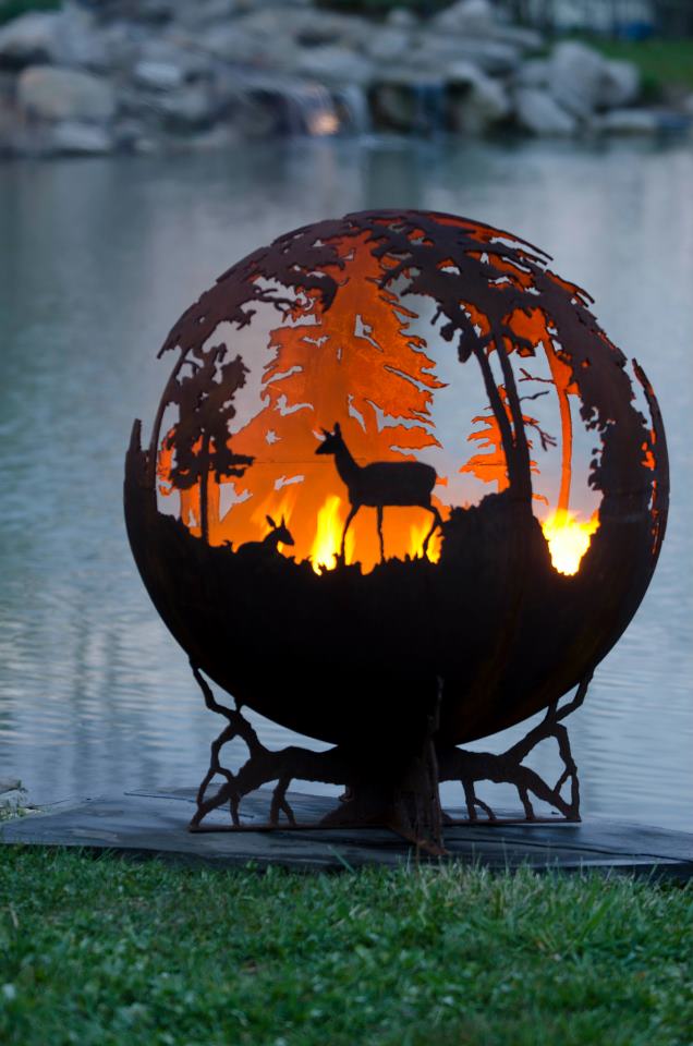 Forest Fire Pit By Melissa Crisp