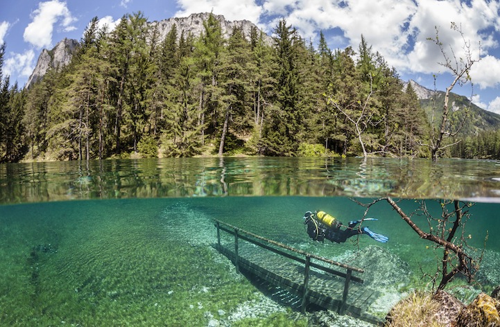 Incredible Underwater Park in Austria