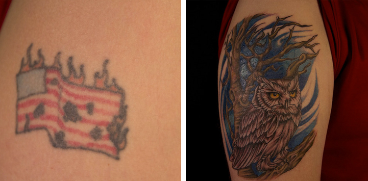 Creative Before and After Tattoos Transform Bad Body Art into ...