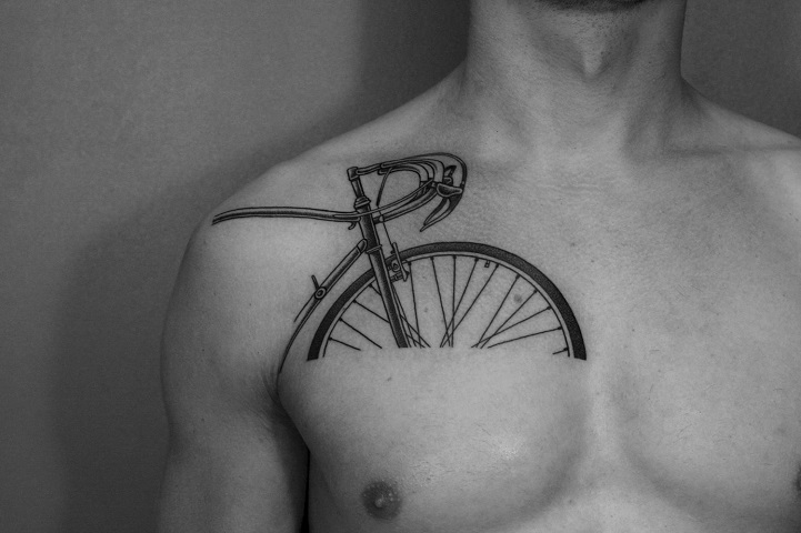 Tattoo uploaded by Claudia Fedorovici  Small bike tattoo linework tattoo  biketattoo wristtattoo smalltattoo  Tattoodo