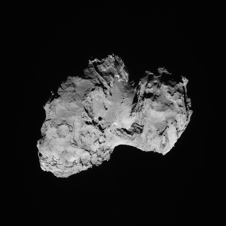 Groundbreaking Images of a Comet's Surface Taken by Rosetta's Philae Probe
