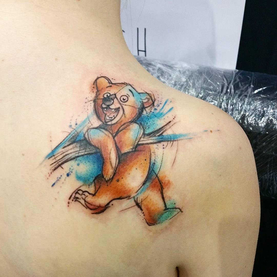 For the Disney Fanatic 26 Gorgeous Watercolor Tattoos That Speak to Your  Artsy Side  Page 3