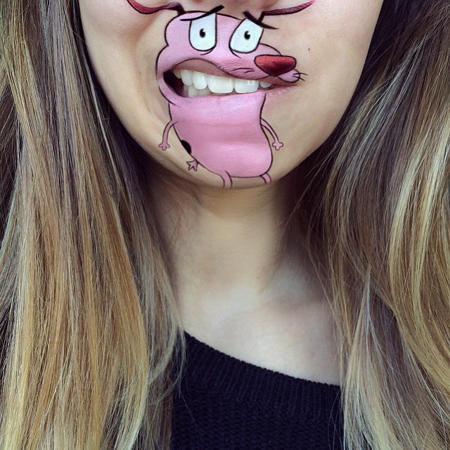 Lip Art Expert Uses Makeup to Turn Her Mouth Into Cartoon Characters