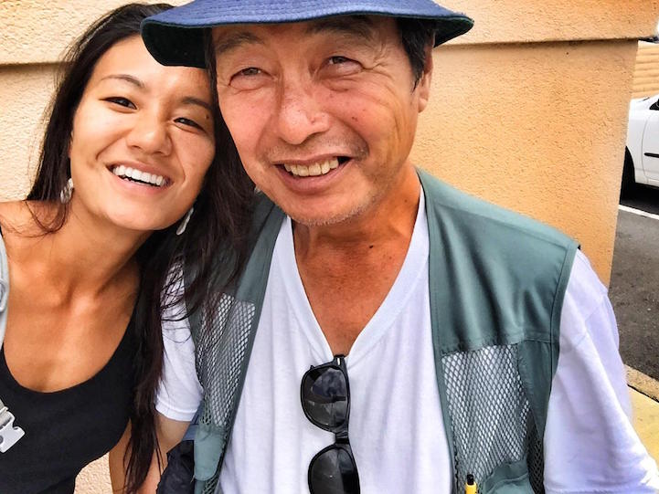 Diana Kim et son père