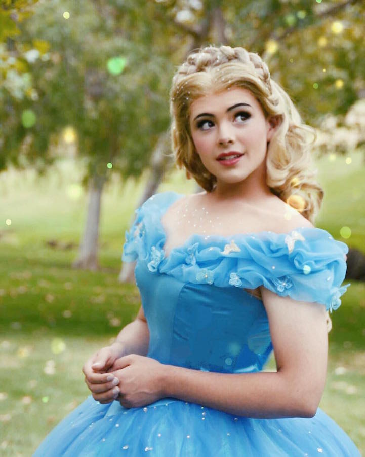 Makeup Artist Expertly Transforms Himself Into Real-Life Disney Princesses