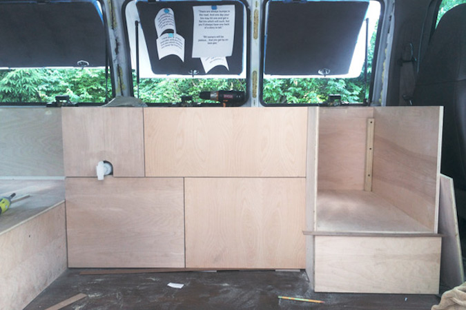 diy cargo van project