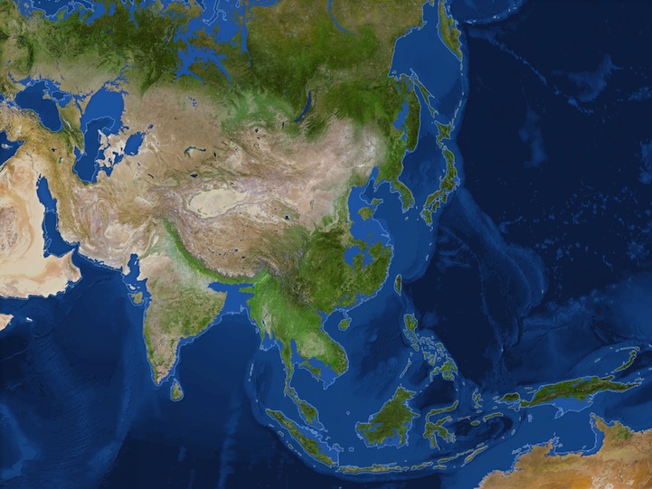 Maps Of What The Earth Would Look Like If All Ice Melted