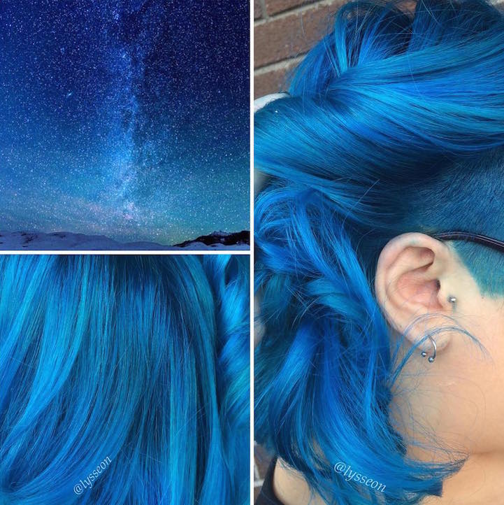 galaxy hair