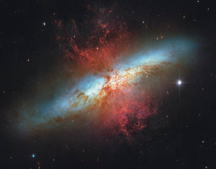 photo de l'espace par le télescope Hubble 