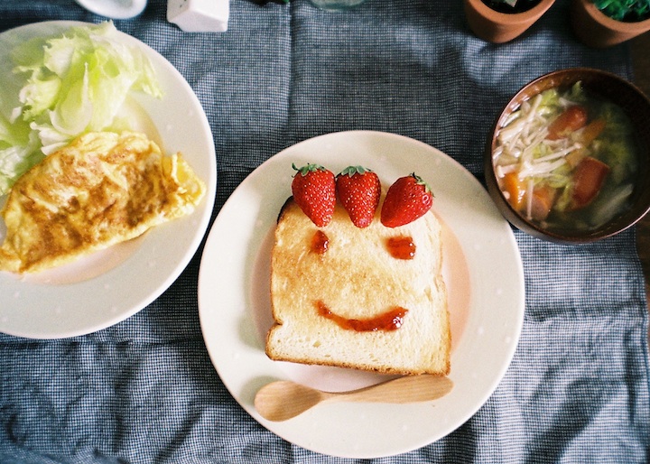 Funny Breakfast Food Faces