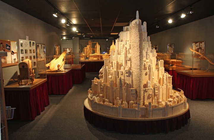 Matchstick Replica of Minas Tirith From Lord of the Rings