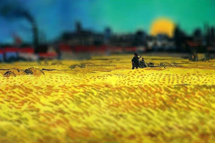 van gogh tilt-shift tilt-shifted art serena malyon