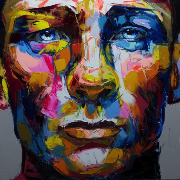 Stunning New Knife-Painted Portrait by Francoise Neilly