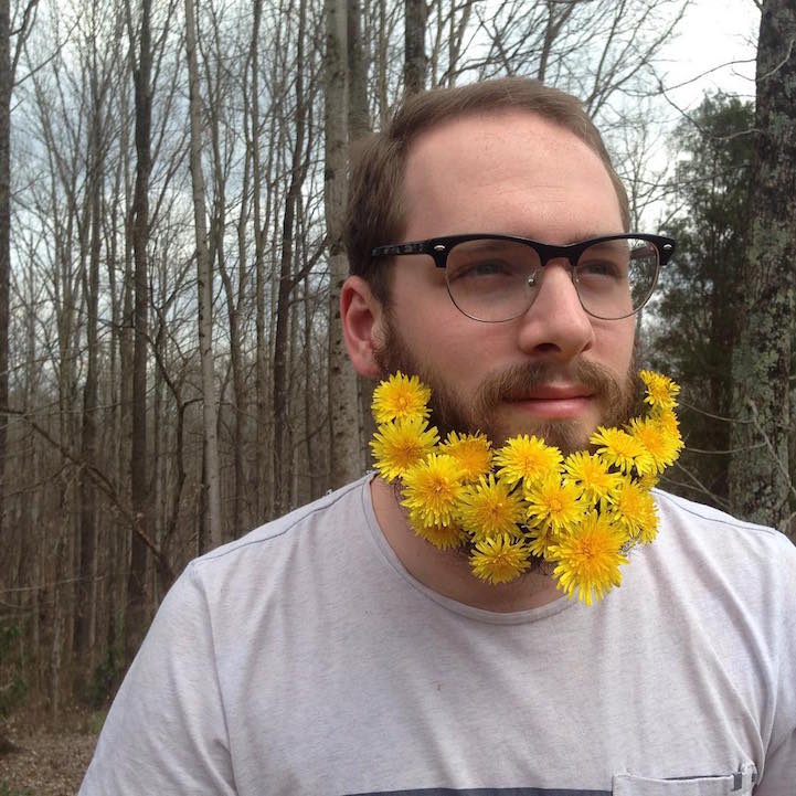 Flowers in Beard