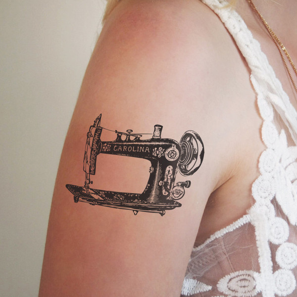 Sewing machine tattoo by Victor Zetall  Post 27902