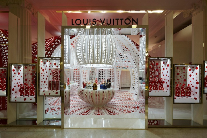 Louis Vuitton store boasts audio-animatronic Yayoi Kusama