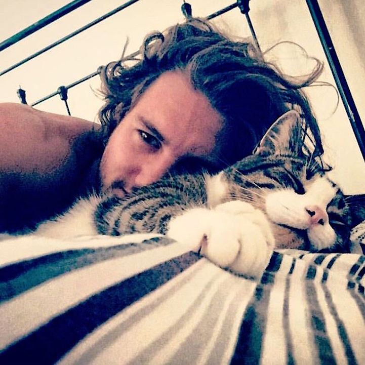 "Hot Dudes with Kittens" Is an Internet Dream Come True.