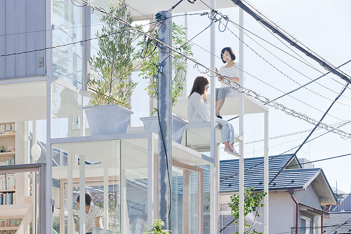 Transparent House in Tokyo by Sou Fujimoto Architects