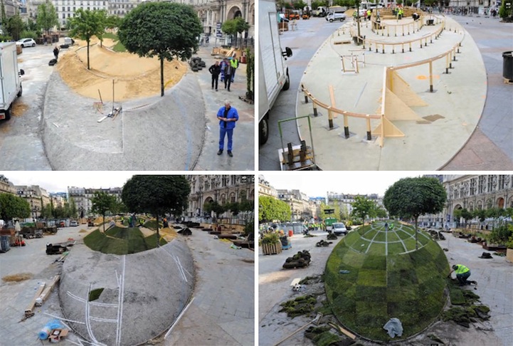 instalación ayuntamiento de parís