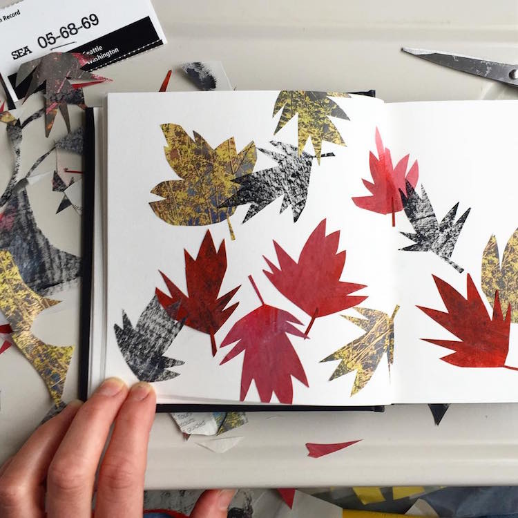 Canadian Maple Leaves Craft