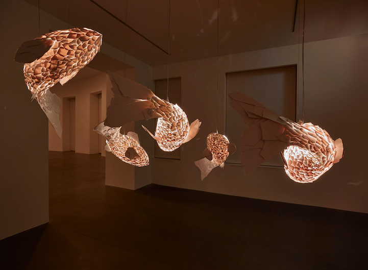 FRANK GEHRY'S FISH LAMPS
