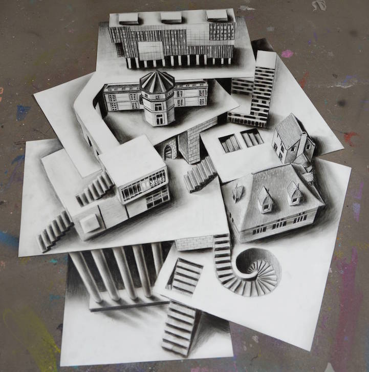 The Illusion of 3D Art Drawings